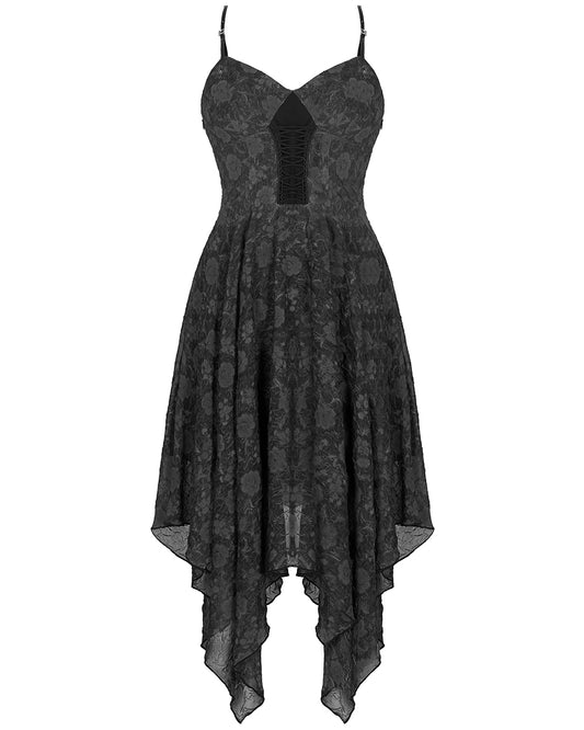 OPQ-1132 Daily Life DarkFlower Gothic Summer Dress