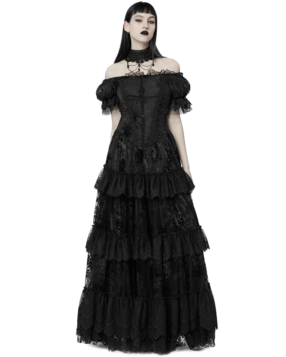 Spooffeewitch Overdress - sheer mesh gothic witchy over dress by Moonmaiden  Gothic Clothing
