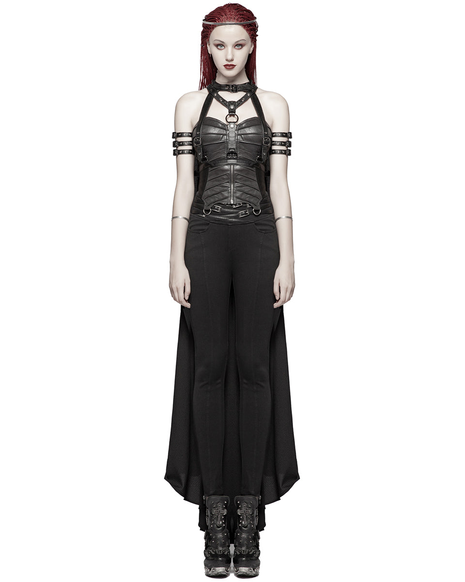 Y-968 HellFire Womens Chained Harness & Cape