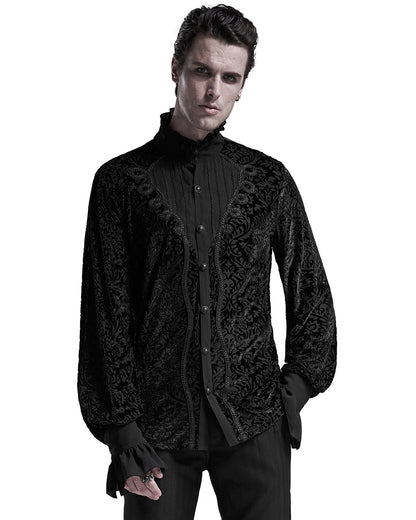 WY-1280 Invictus Mens Gothic Vampire Dress Shirt