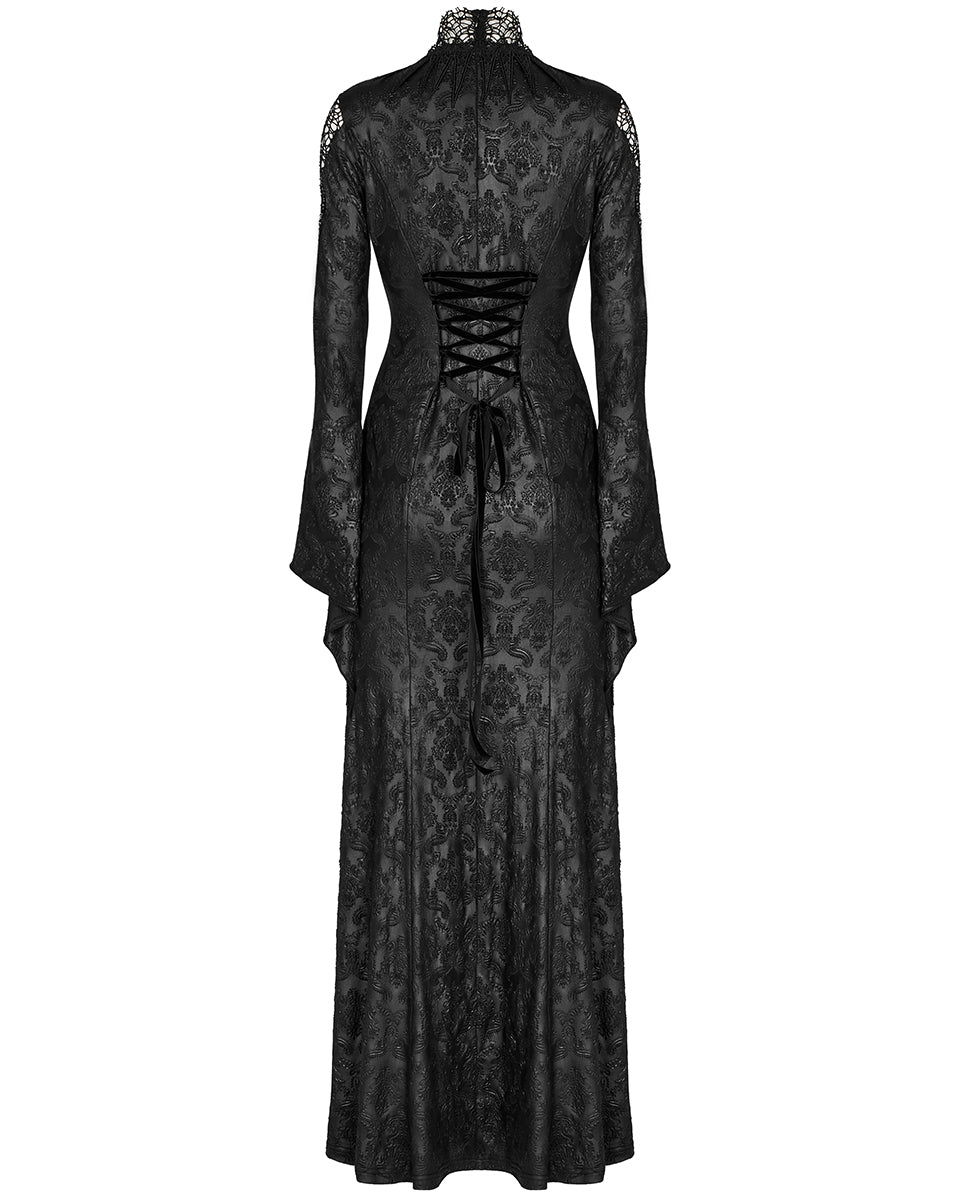 WQ-618 Baroque Gothic Dark Vine Gothic Witch Maxi Dress WQ-618 Baroque Gothic Dark Vine Gothic Witch Maxi Dress